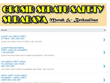 Tablet Screenshot of pabriksepatusafety.com